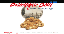 Desktop Screenshot of biscottificiobelli.it